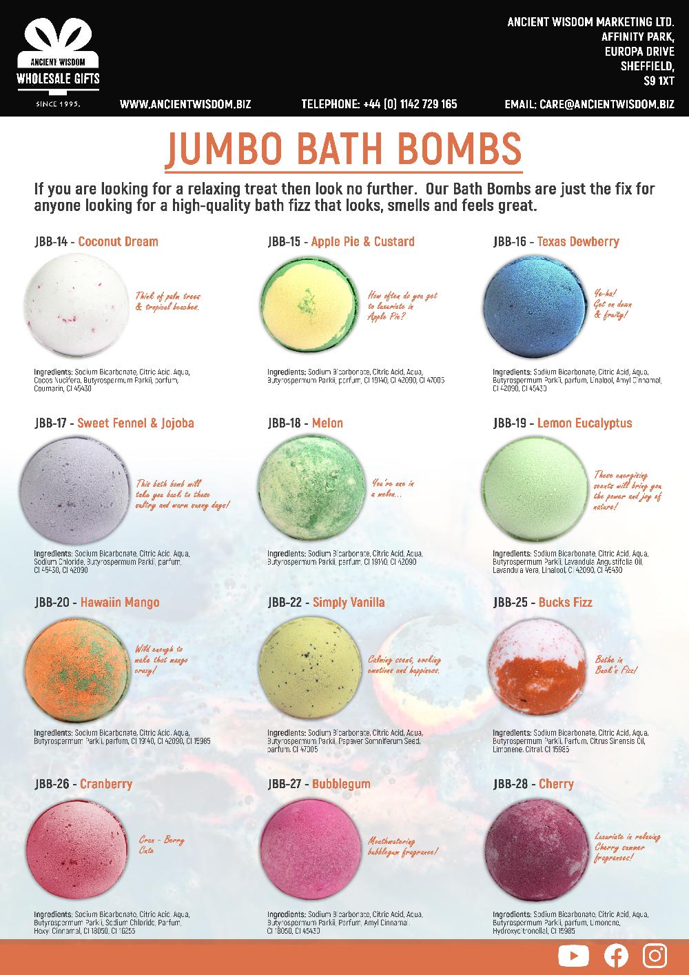 Ancient Wisdom Set Of 3 Bath Bomb Posters