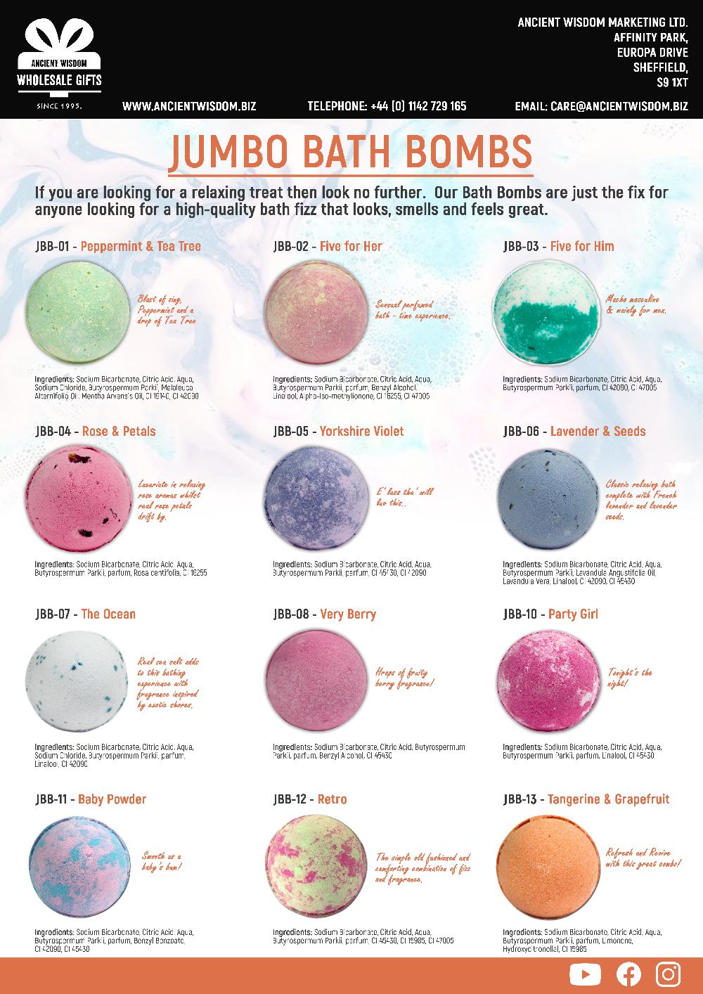 ancient wisdom Set of 3 Bath Bomb Posters