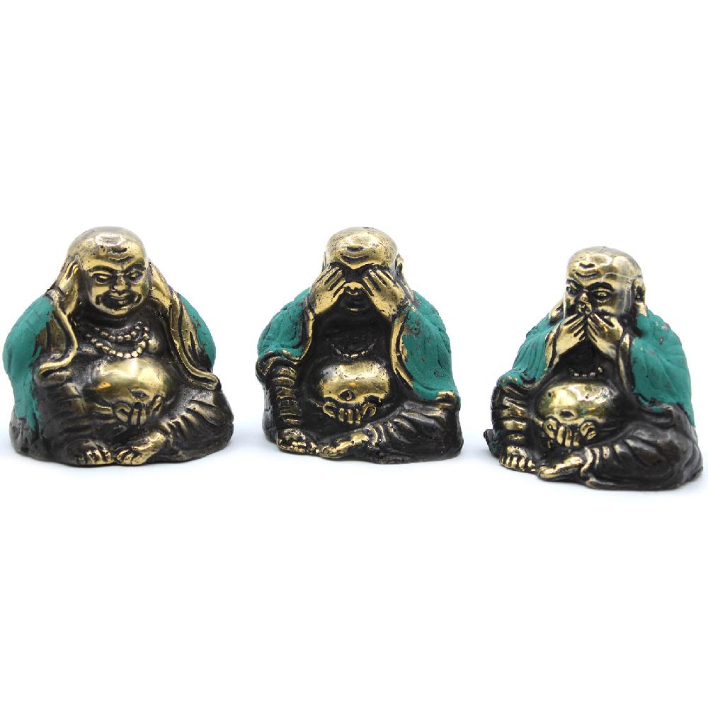 ancient wisdom Set of 3 - See No Evil etc - Buddha