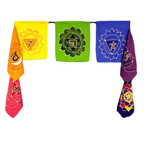 ancient wisdom Seven Flags - Chakra 7x(32x23cm)