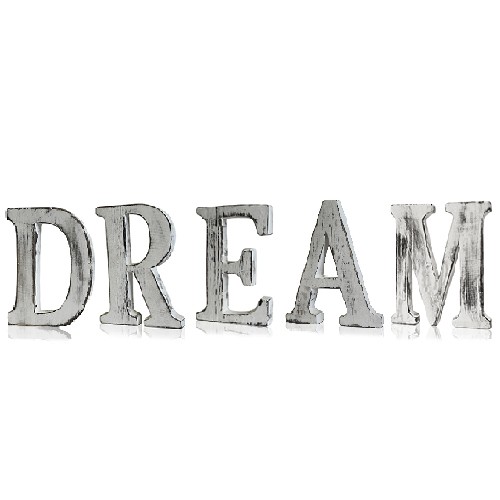 Ancient Wisdom Shabby Chic Letters - DREAM (5)