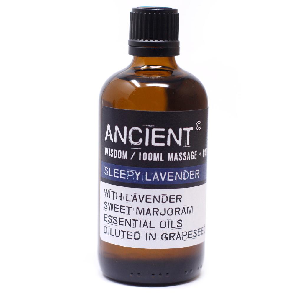 Ancient Wisdom Sleepy Lavender Massage Oil - 100ml