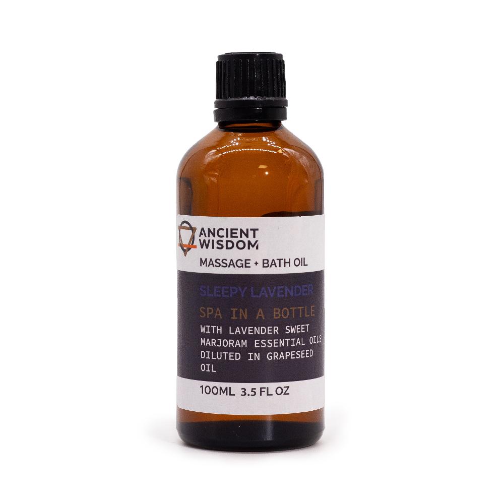 ancient wisdom Sleepy Lavender Massage Oil - 100ml
