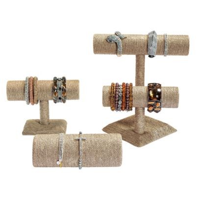 Ancient Wisdom Small Bangle "T" Stand - Chocolate