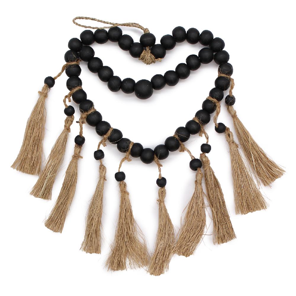 ancient wisdom Small Bead Heart Mobil 27x20cm