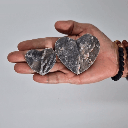 Ancient Wisdom Small Calcite Hearts (approx 4-5cm)