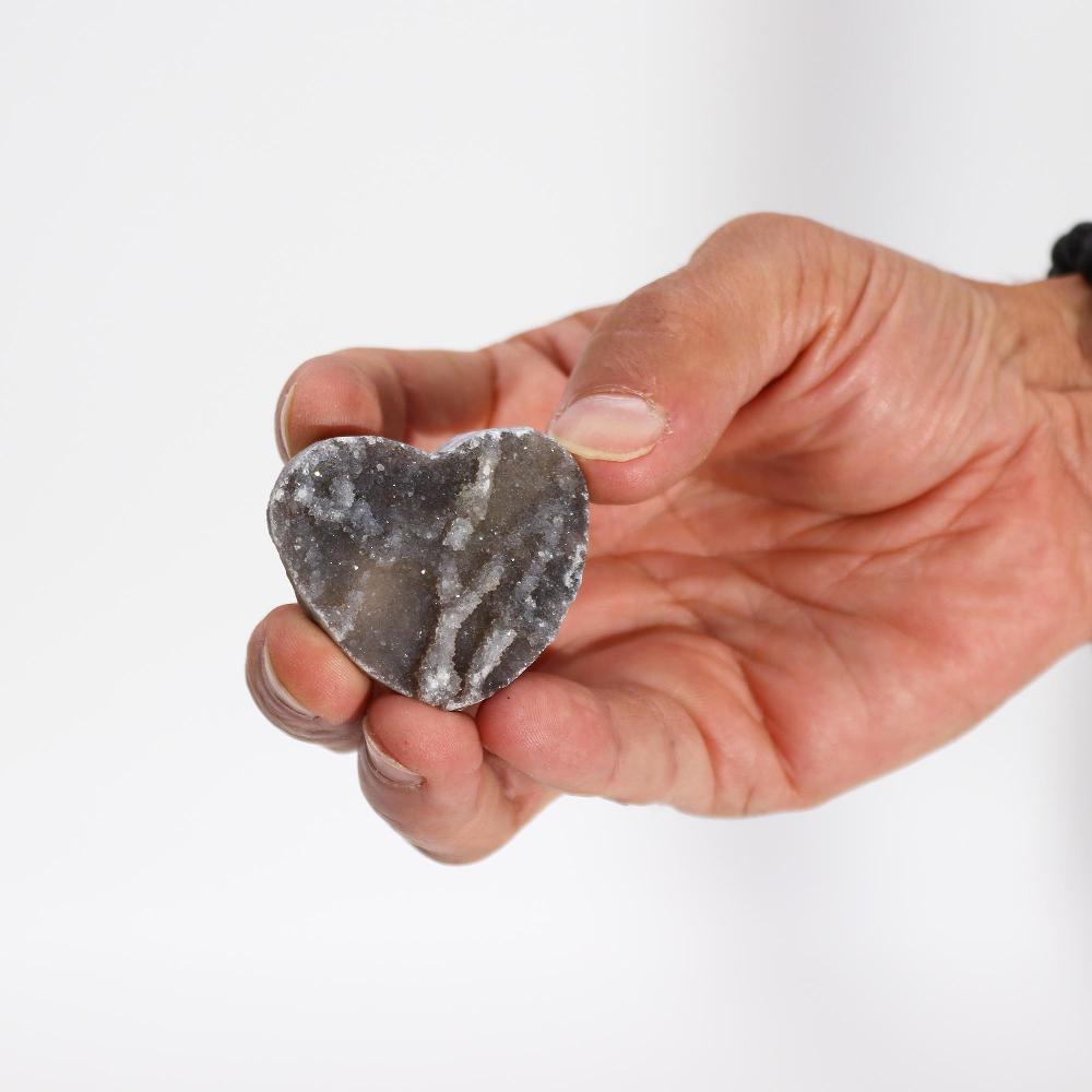 Ancient Wisdom Small Calcite Hearts (approx 4-5cm)