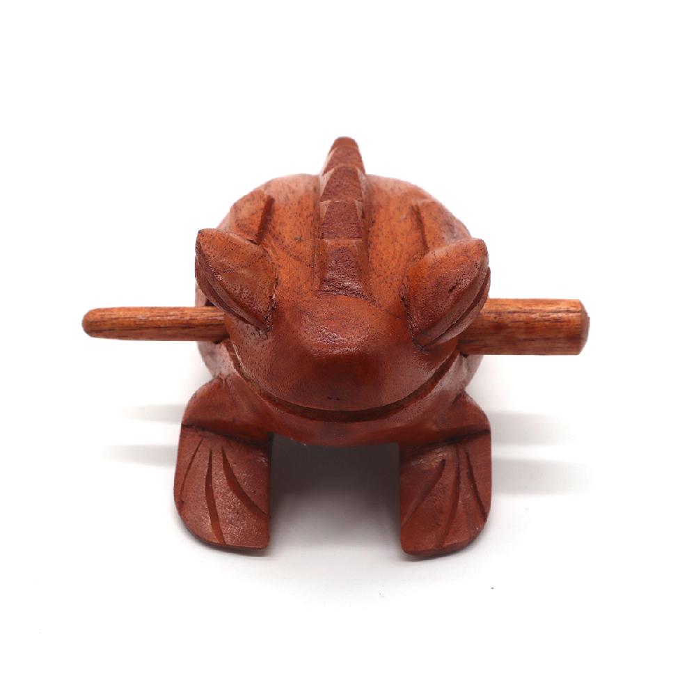 Ancient Wisdom Small Croaking Wooden Frog