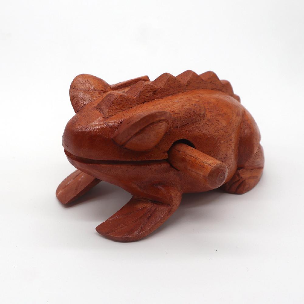 Ancient Wisdom Small Croaking Wooden Frog