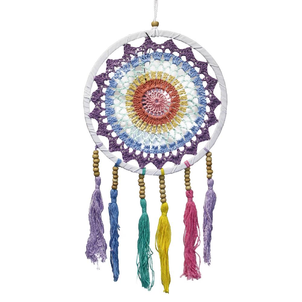ancient wisdom Small Dreamcatcher - Pastel Rainbow