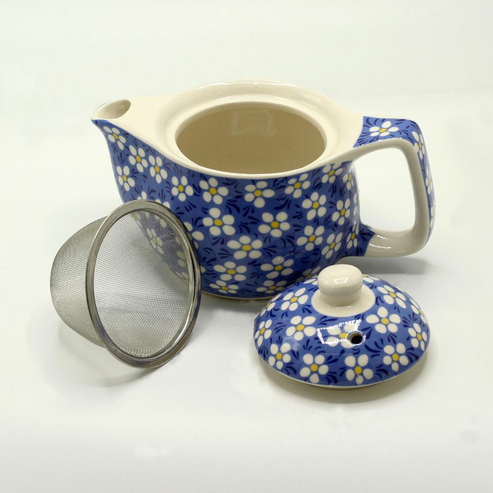 Ancient Wisdom Small Herbal Teapot - Blue Daisey