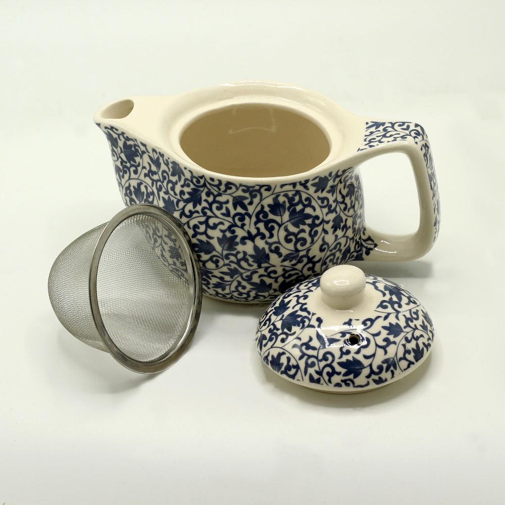 Ancient Wisdom Small Herbal Teapot - Blue Pattern