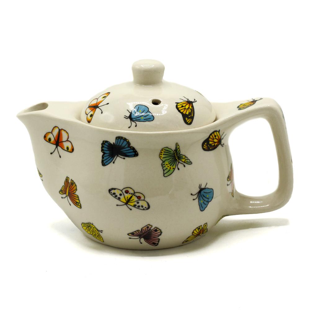 ancient wisdom Small Herbal Teapot - Butterflies