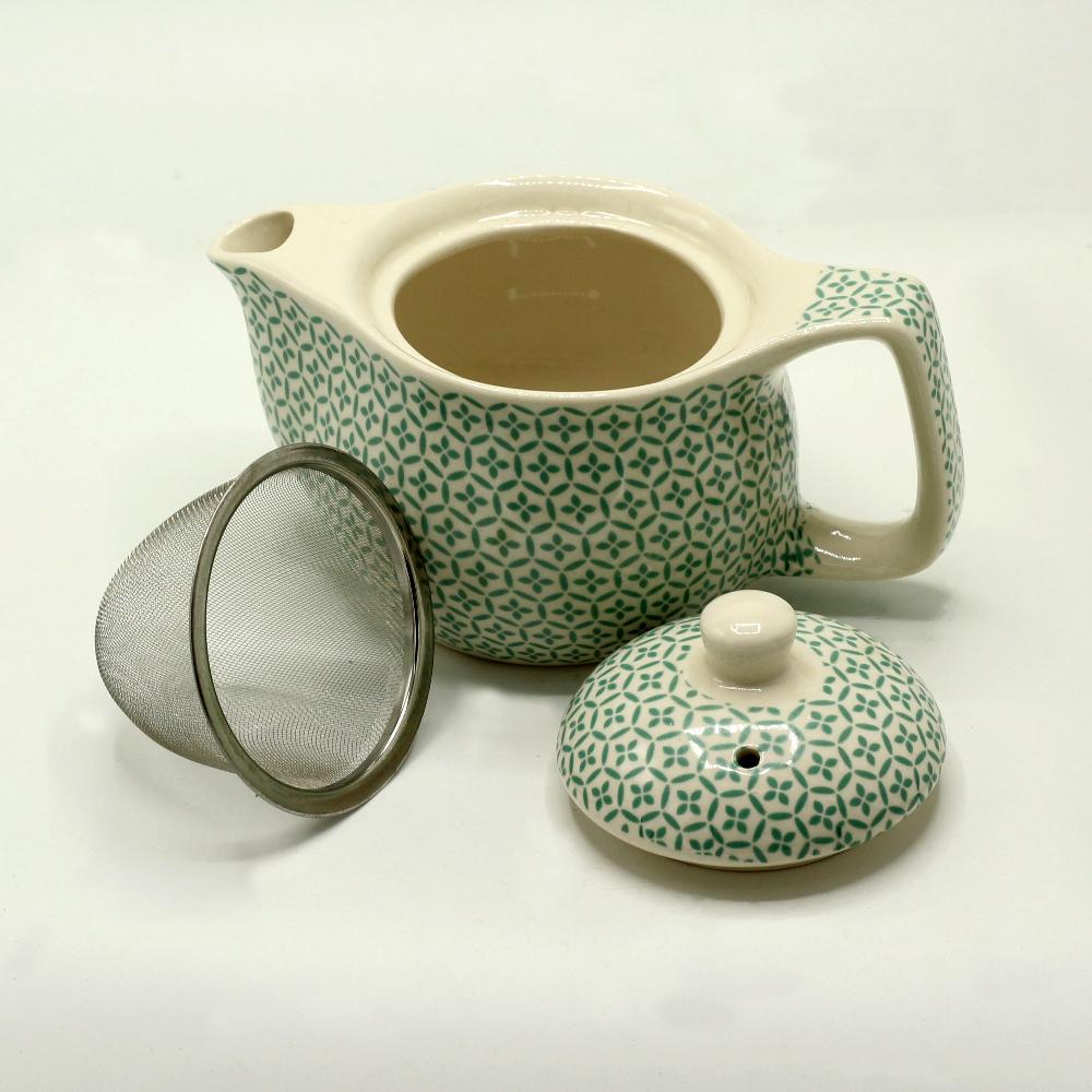 Ancient Wisdom Small Herbal Teapot - Green Mosaic