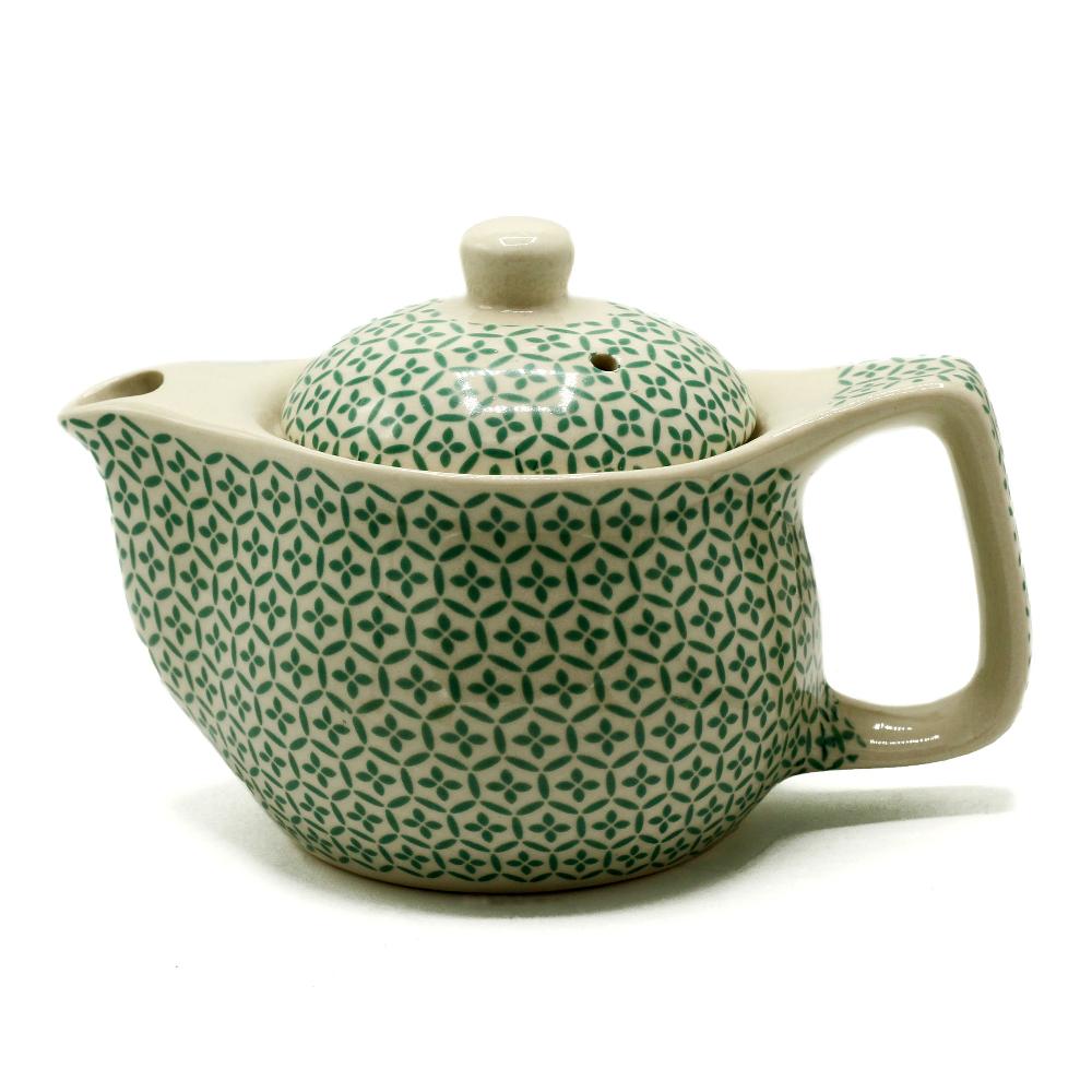ancient wisdom Small Herbal Teapot - Green Mosaic