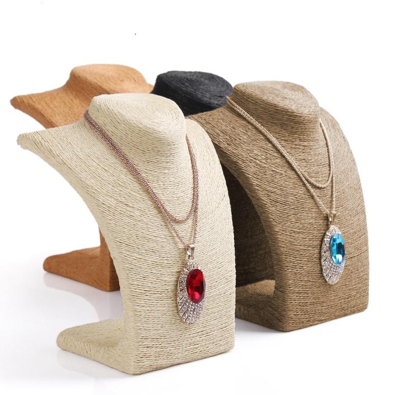 Ancient Wisdom Small Necklace Display - Chocolate