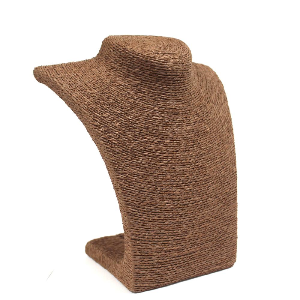 ancient wisdom Small Necklace Display - Chocolate