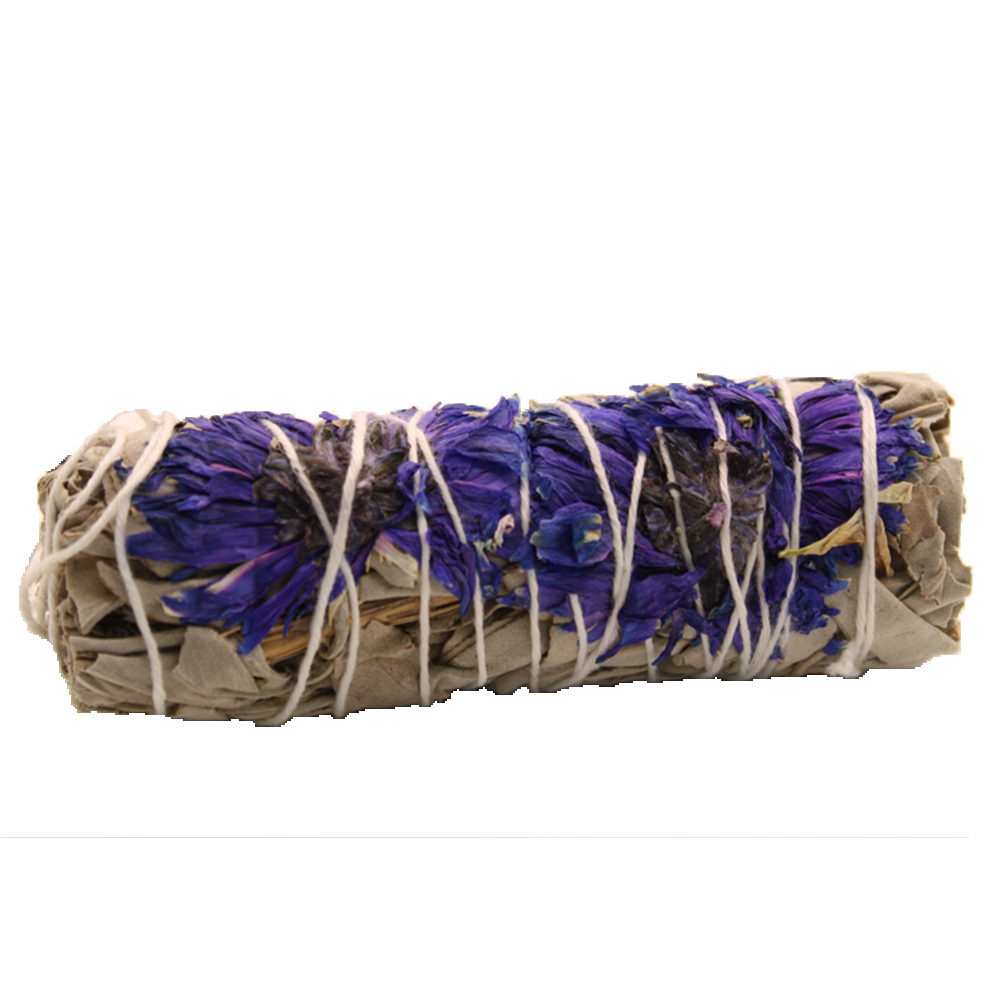 Ancient Wisdom Smudge Stick - Purple Daze Sage 10cm