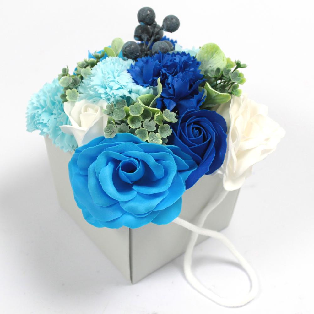Ancient Wisdom Soap Flower Bouquet - Blue Wedding
