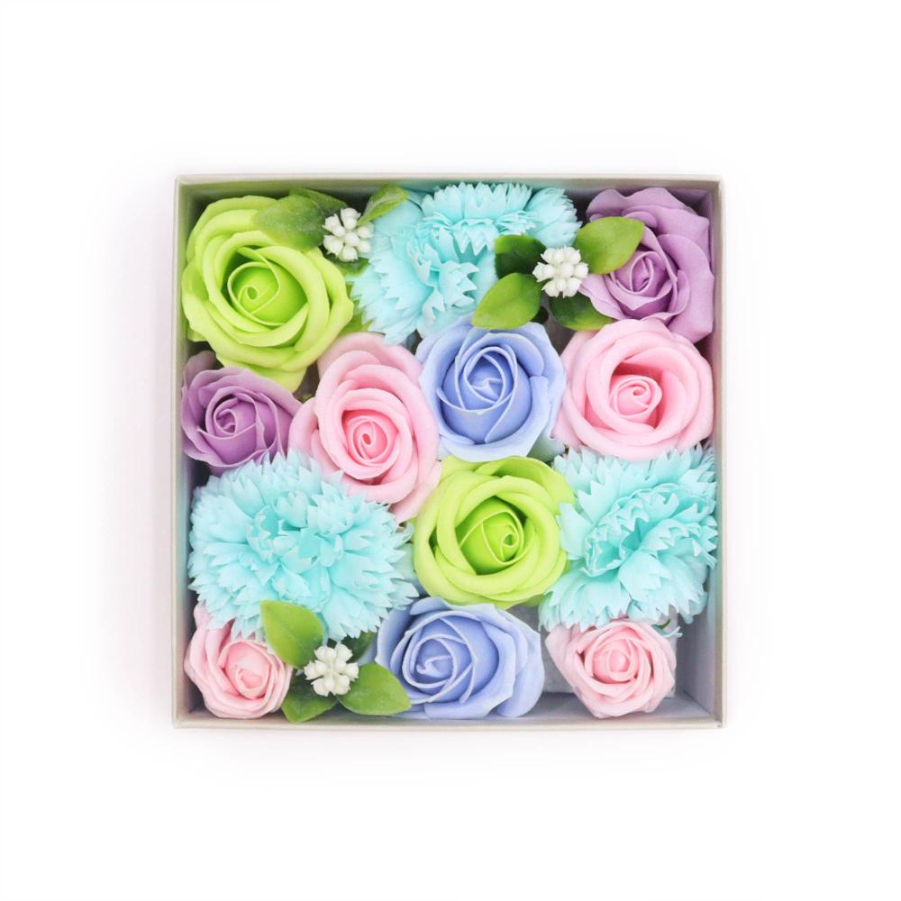 ancient wisdom Square Box - Baby Blessings - Blues