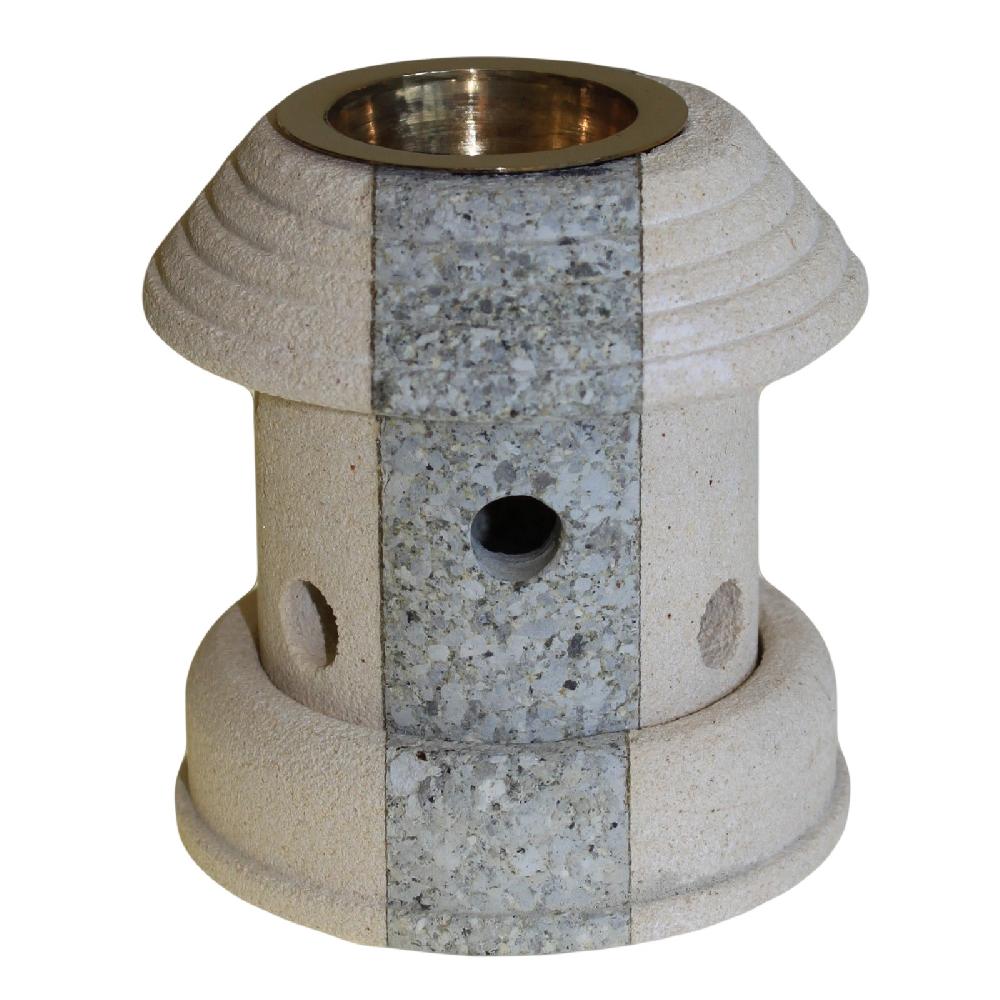 ancient wisdom Stone Oil Burner - Combo Lantern