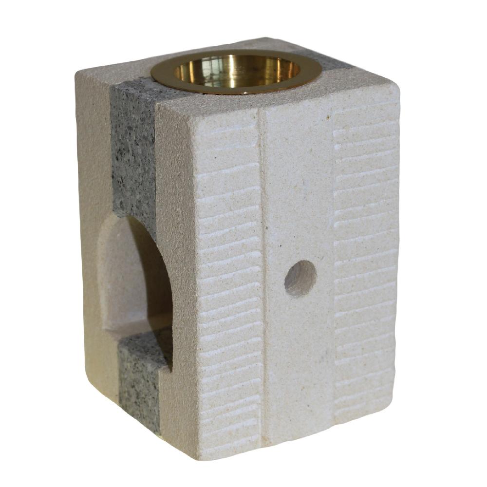 ancient wisdom Stone Oil Burner - Combo Square