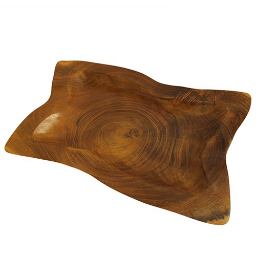 ancient wisdom Teak Square Plates aprox 20cm