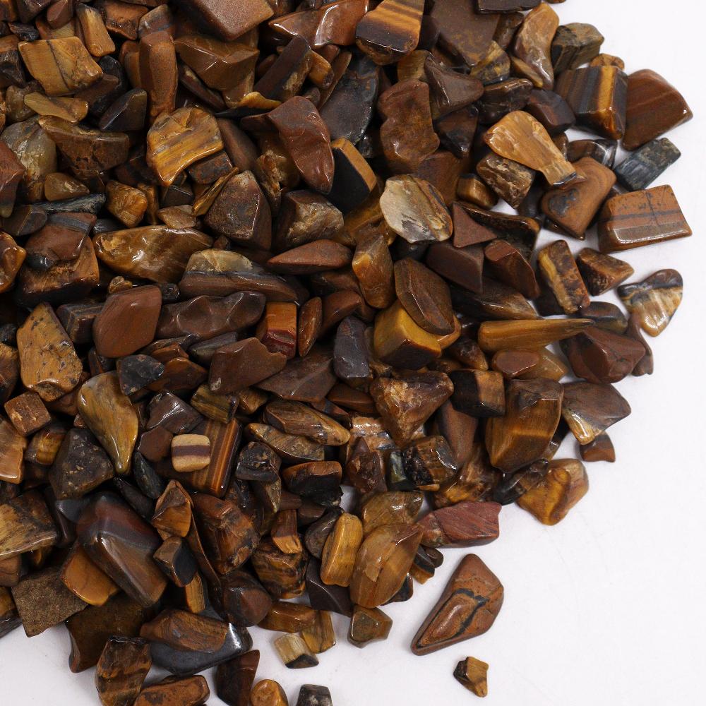 Ancient Wisdom Tiger Eye Gemstone Chips Bulk - 1KG