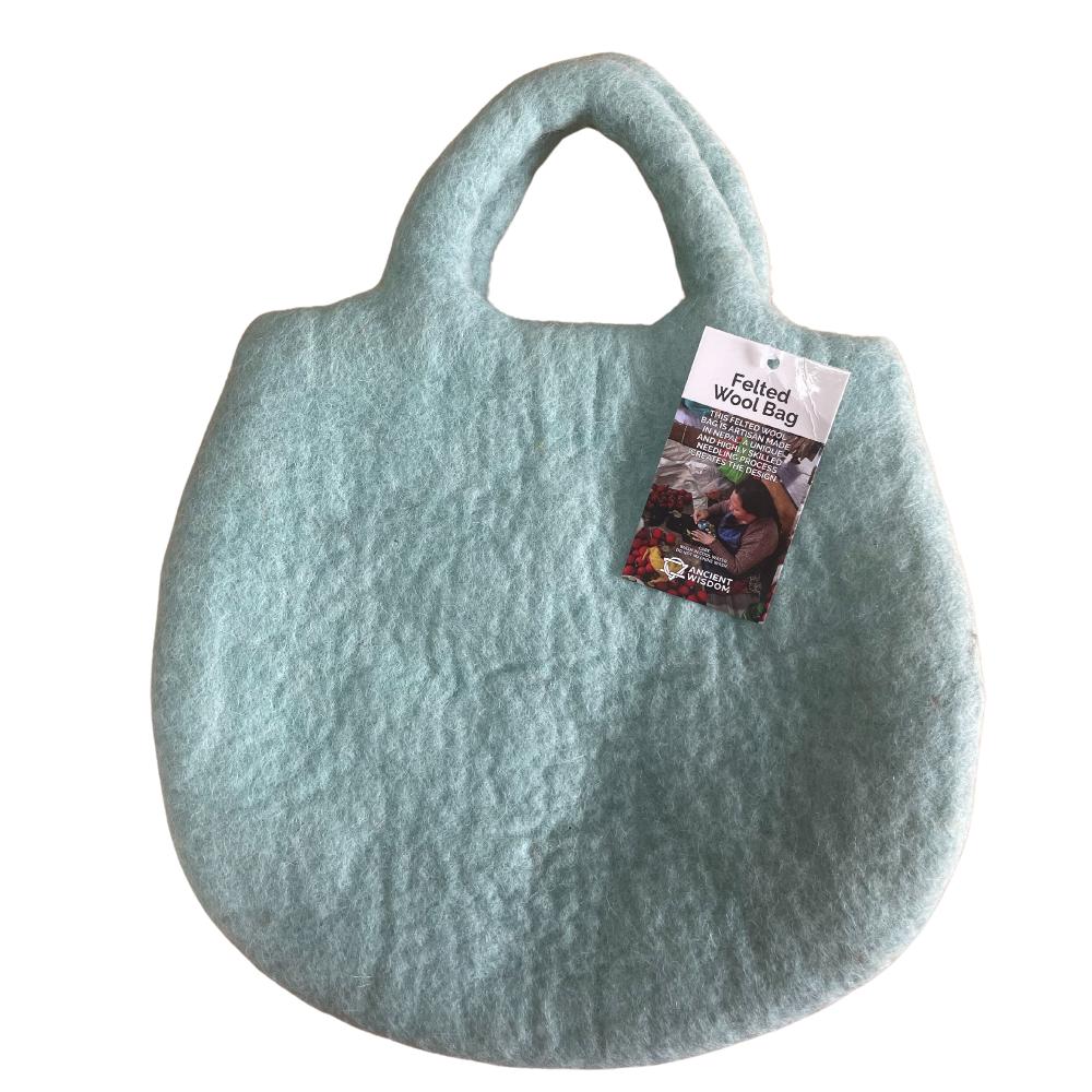 Ancient Wisdom Tree And Beehive Felted Bag - 35x27cm
