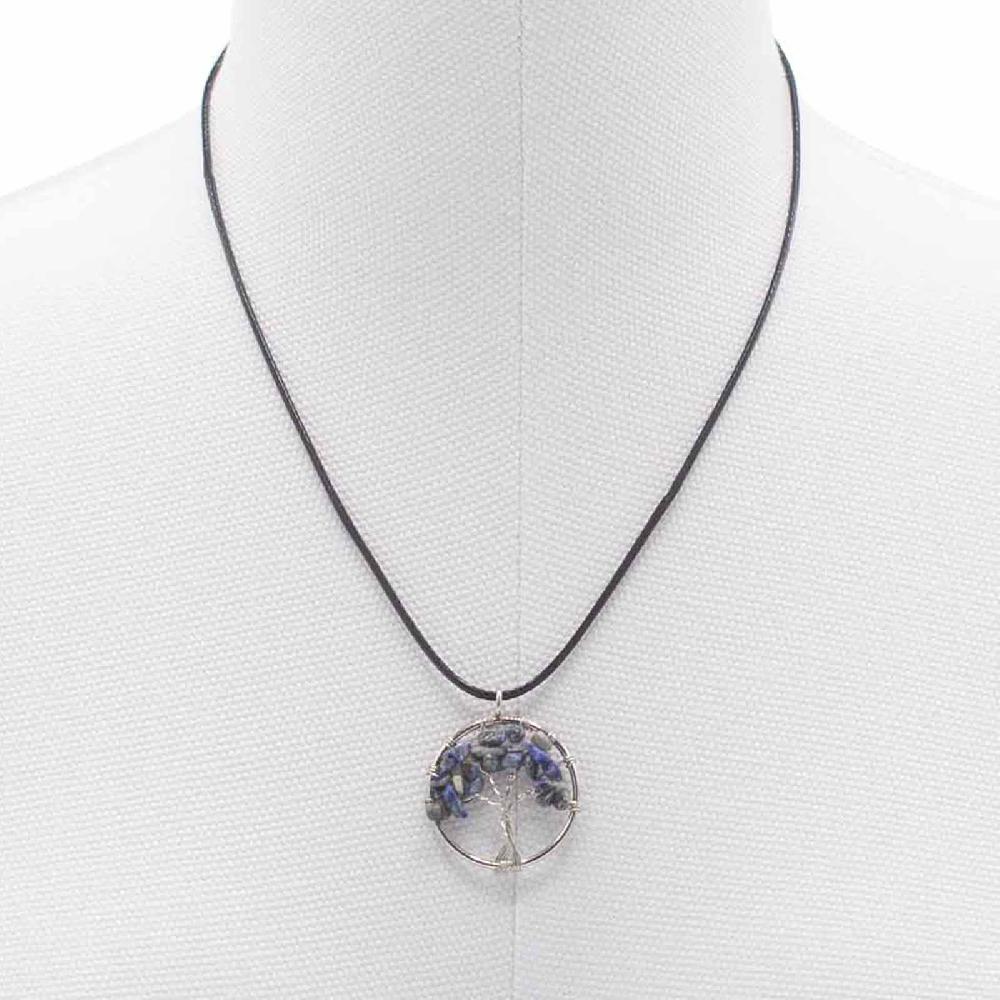 Ancient Wisdom Tree Of Life Pendant - Sodalite