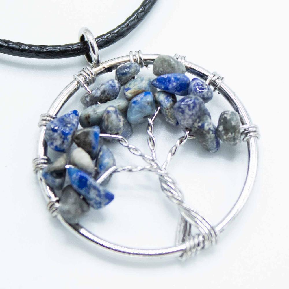 Ancient Wisdom Tree Of Life Pendant - Sodalite