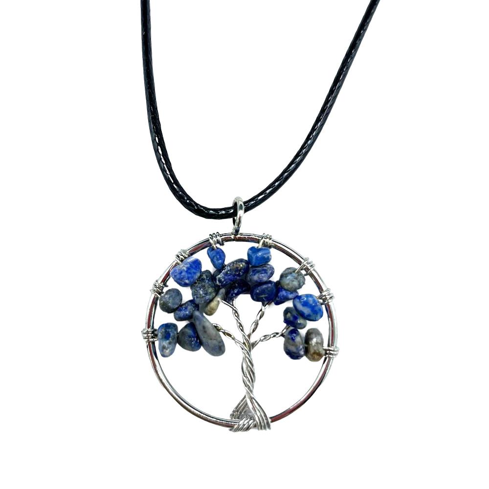 ancient wisdom Tree of Life Pendant - Sodalite