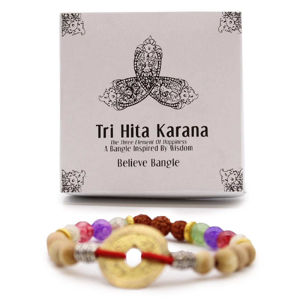 Ancient Wisdom Tri Hita Karana Bangle - Believe