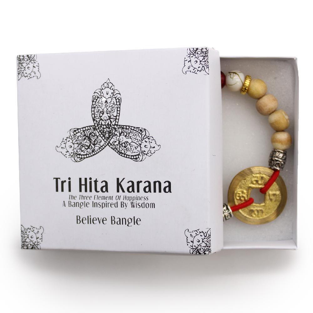 Ancient Wisdom Tri Hita Karana Bangle - Believe