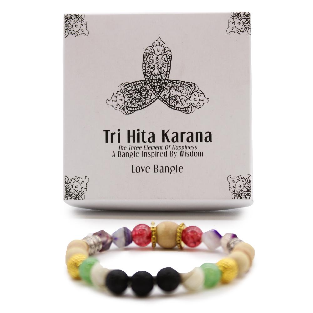 Ancient Wisdom Tri Hita Karana Bangle - Love