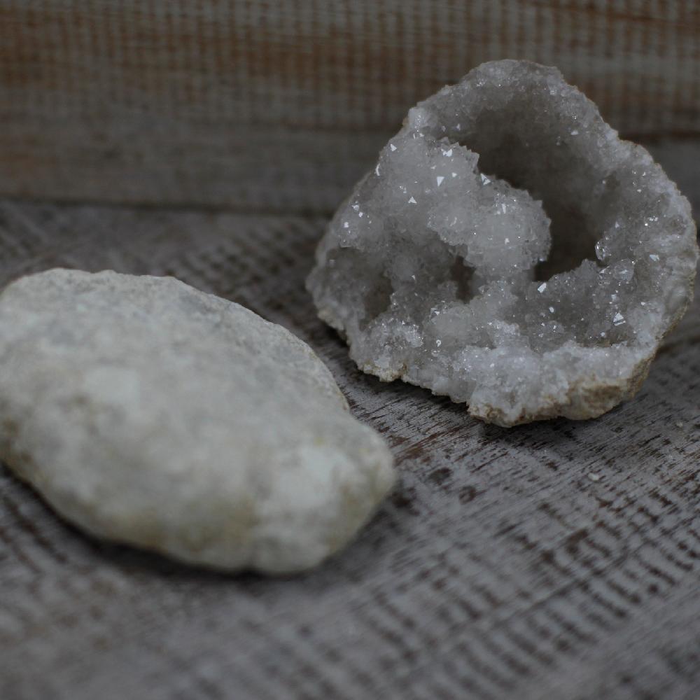Ancient Wisdom Unopened Geode 8-5cm