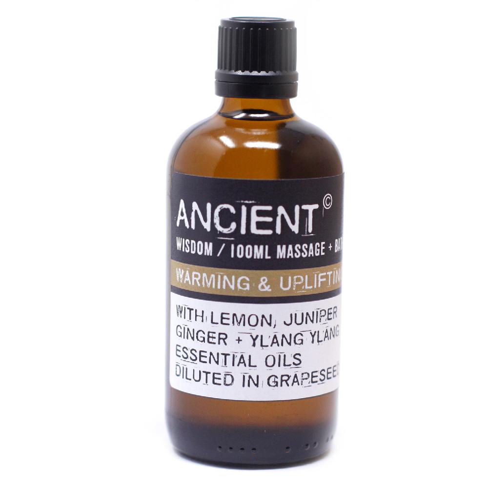 Ancient Wisdom Warm & Uplifting Massage Oil - 100ml