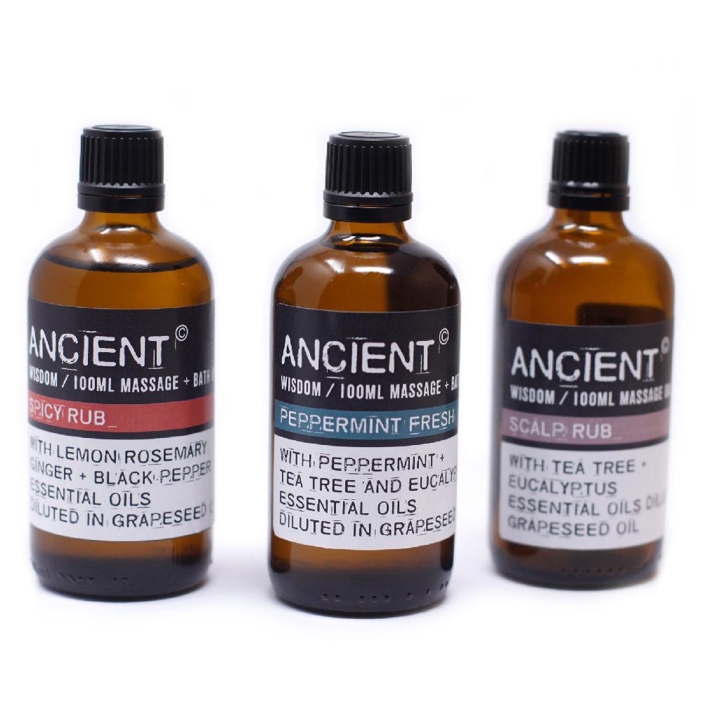 Ancient Wisdom Warm & Uplifting Massage Oil - 100ml