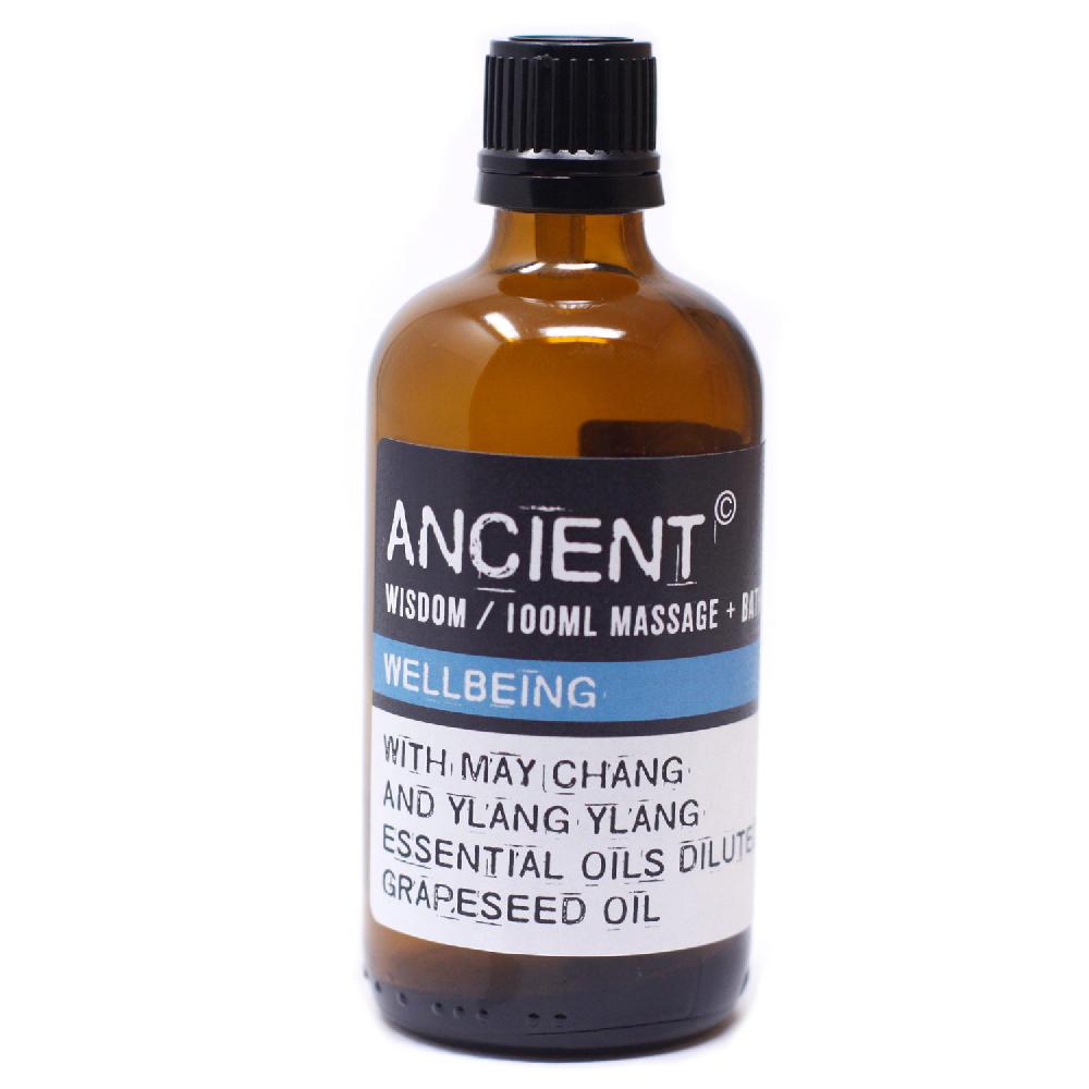 Ancient Wisdom Wellbeing Massage Oil - 100ml
