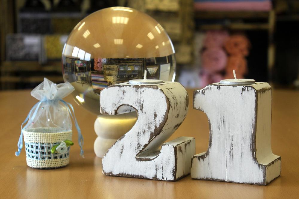 Ancient Wisdom Wooden Birthday Numbers - No.2