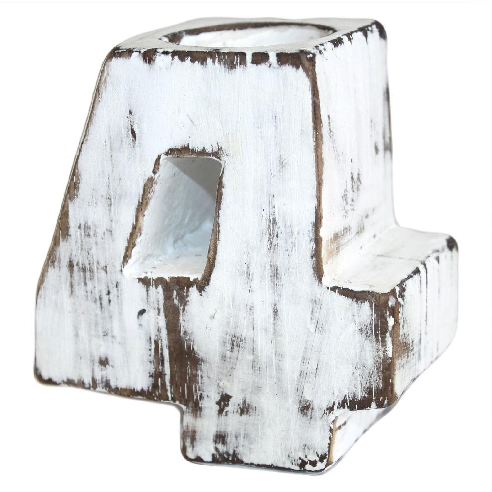 ancient wisdom Wooden Birthday Numbers - No.4