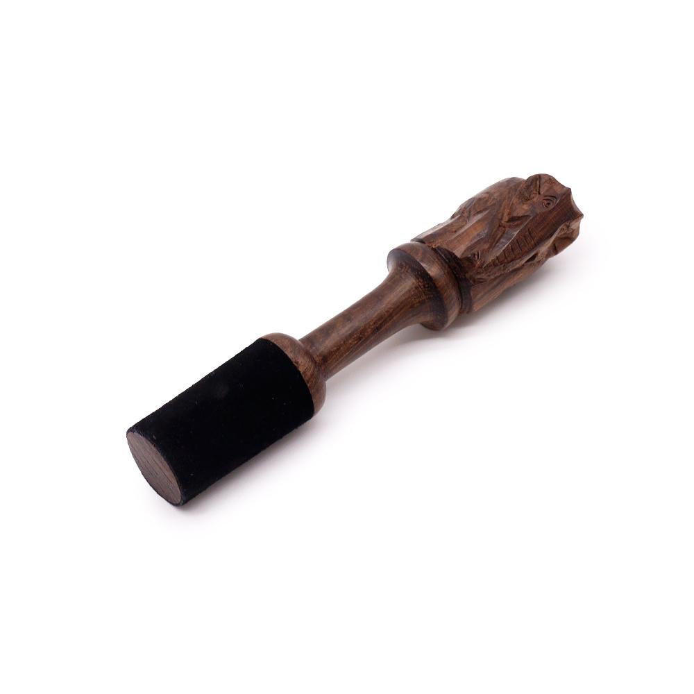 ancient wisdom Wooden Stick - 14cm - Elephant Carving