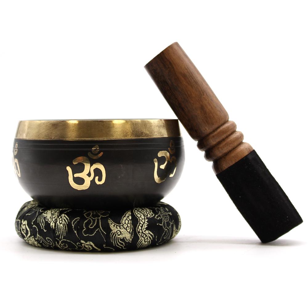 Ancient Wisdom Yoga Om Singing Bowl Set