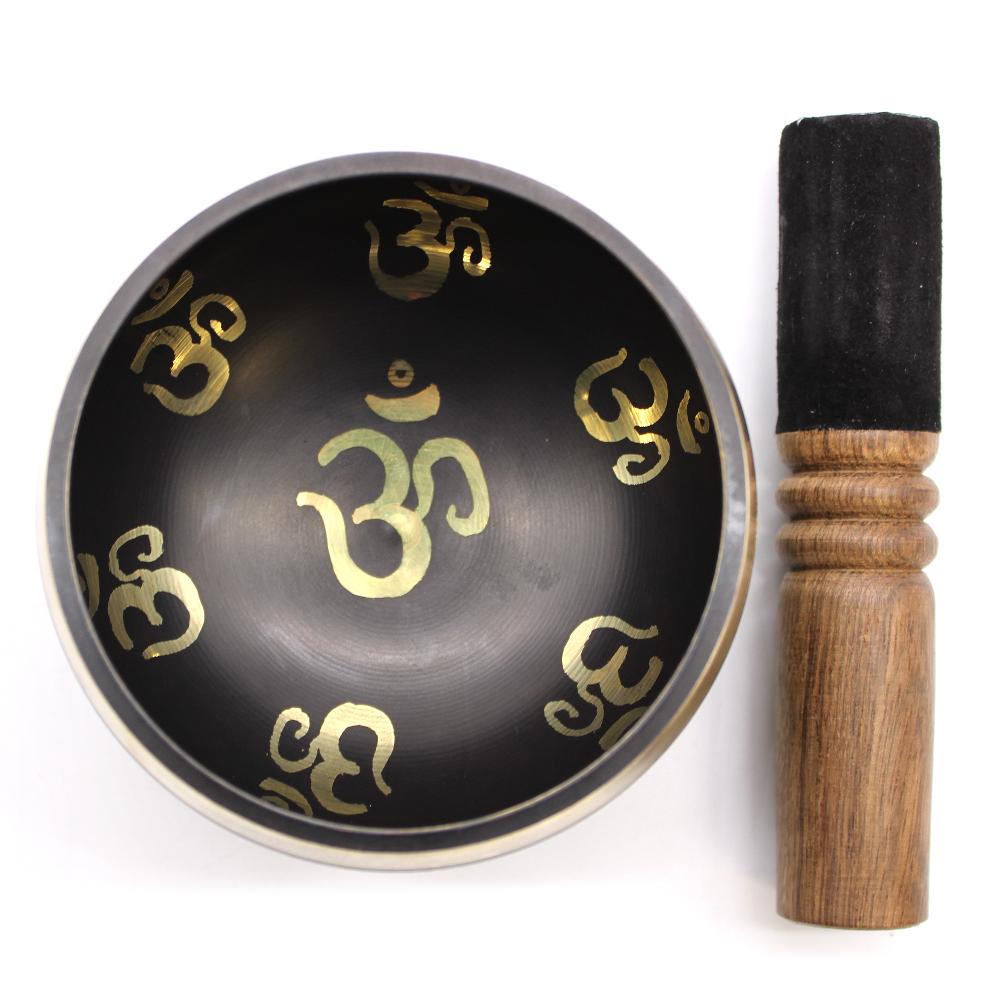 Ancient Wisdom Yoga Om Singing Bowl Set