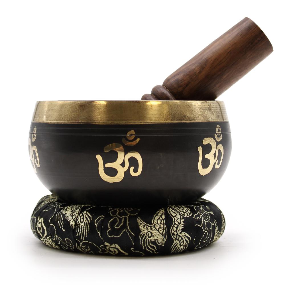 ancient wisdom Yoga Om Singing Bowl Set