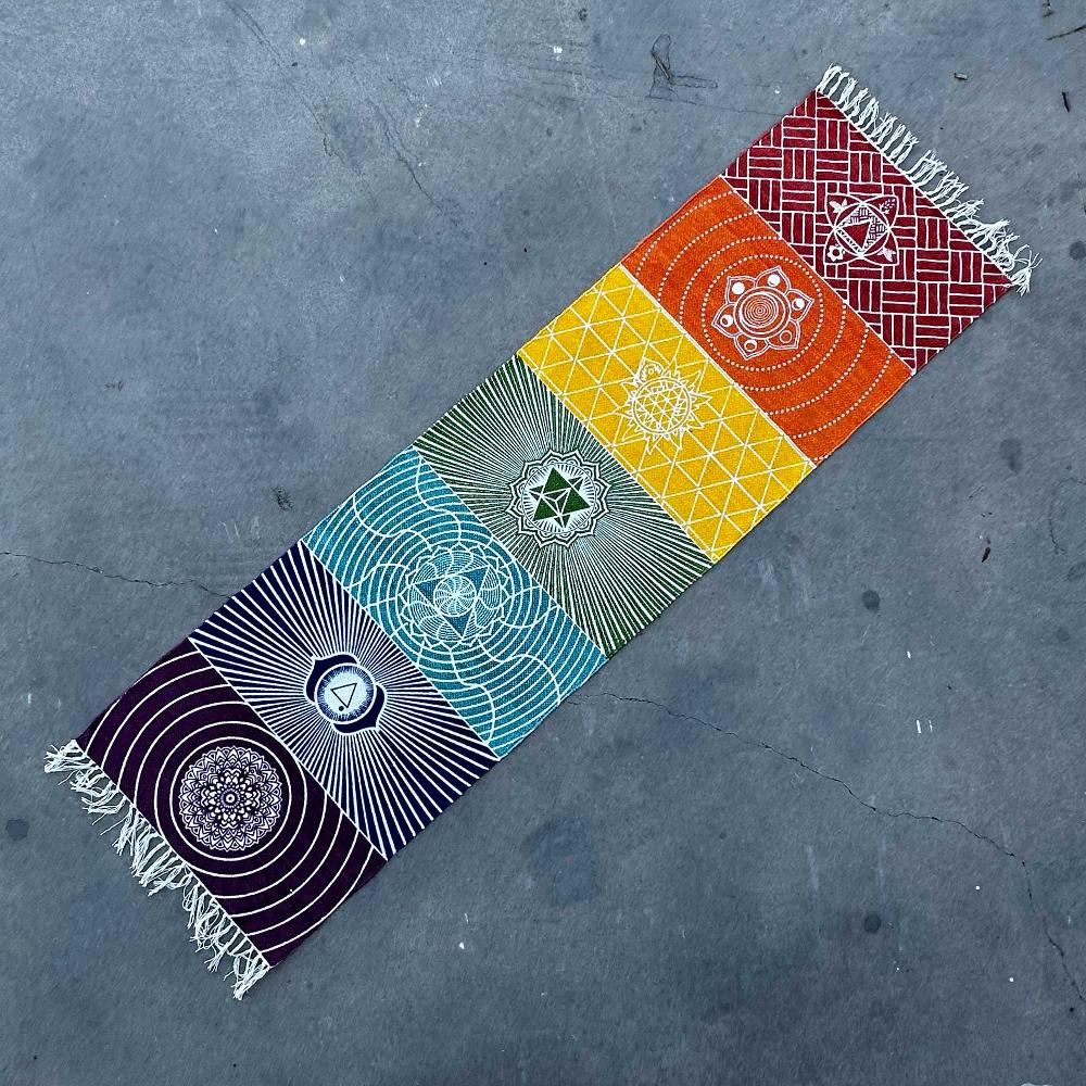 Ancient Wisdom Yoga Rug - 60x200cm - 7 Chakras
