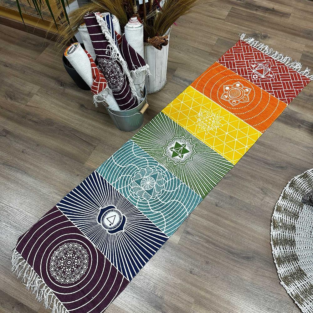 Ancient Wisdom Yoga Rug - 60x200cm - 7 Chakras