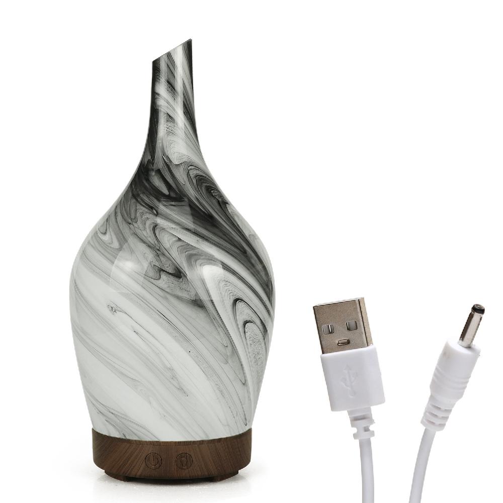 ancient wisdom Aroma Atomiser - Glass Abstract Grey USB