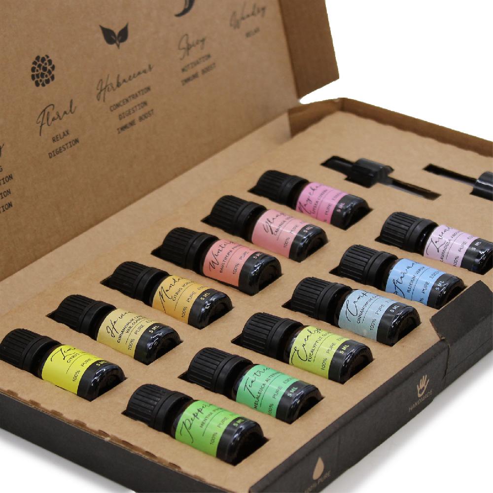 Ancient Wisdom Aromatherapy Essential Oil Set - Starter Pack