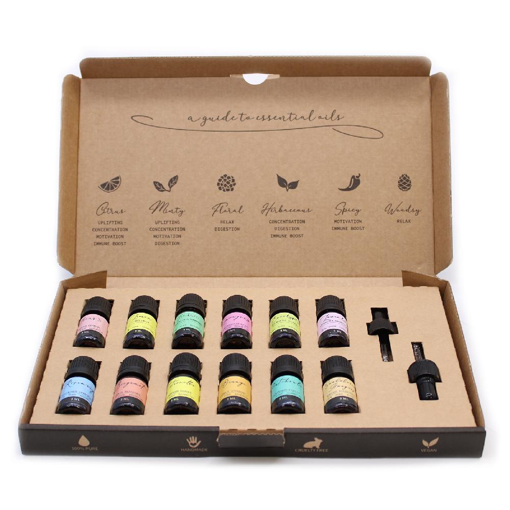 Ancient Wisdom Aromatherapy Essential Oil Set - The Top 12